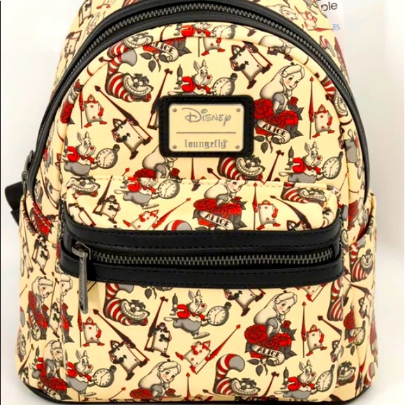 24HR DROP ⬇️ Loungefly Tattoo Alice in Wonderland Backpack